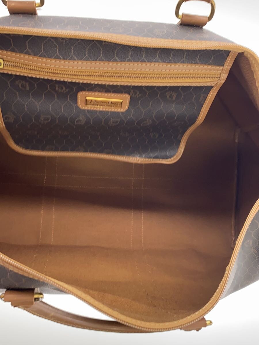 Christian Dior* сумка "Boston bag" /PVC/BRW/ общий рисунок 