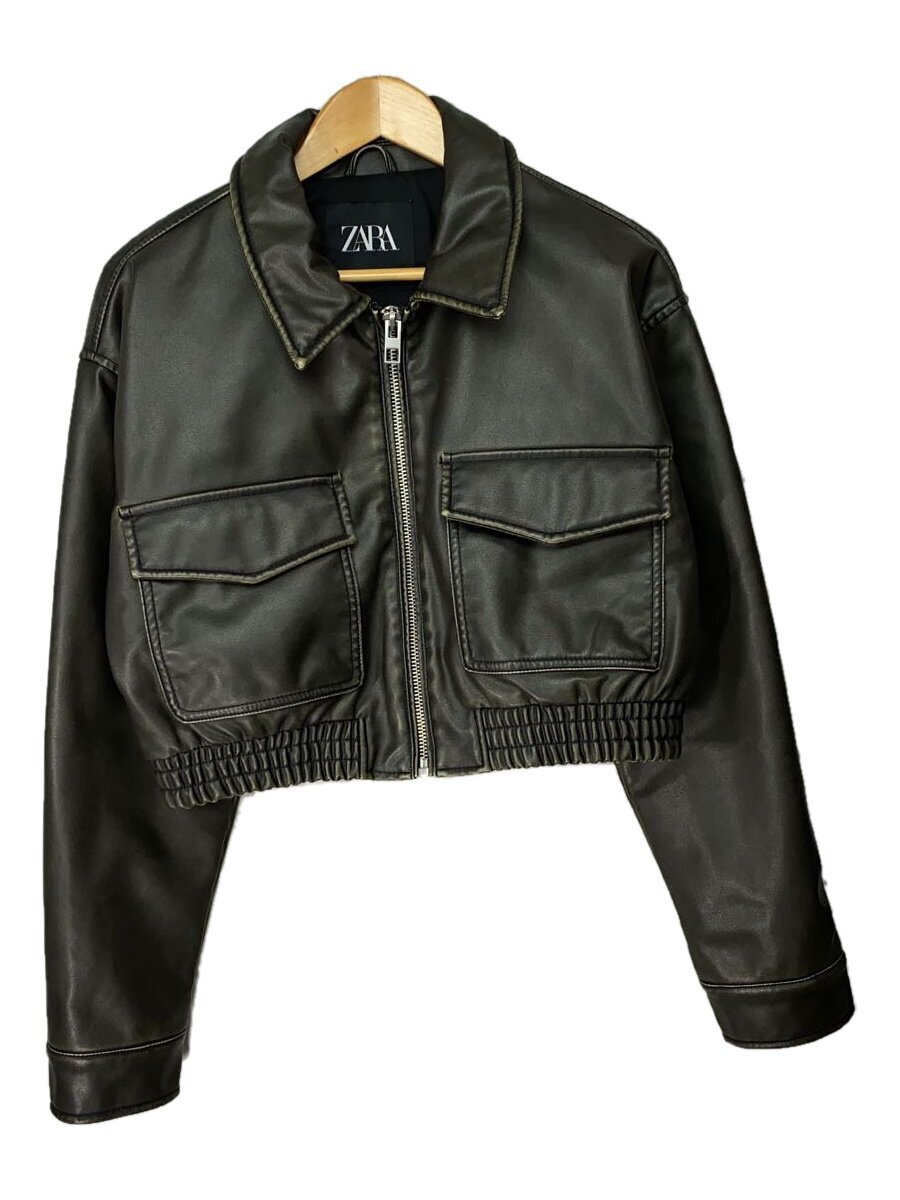 ☆本革☆ZARA レザージャケット ブラック レザーブルゾン Sサイズ Yahoo!オークション - ZARA レザージャケット・ブルゾン/L
