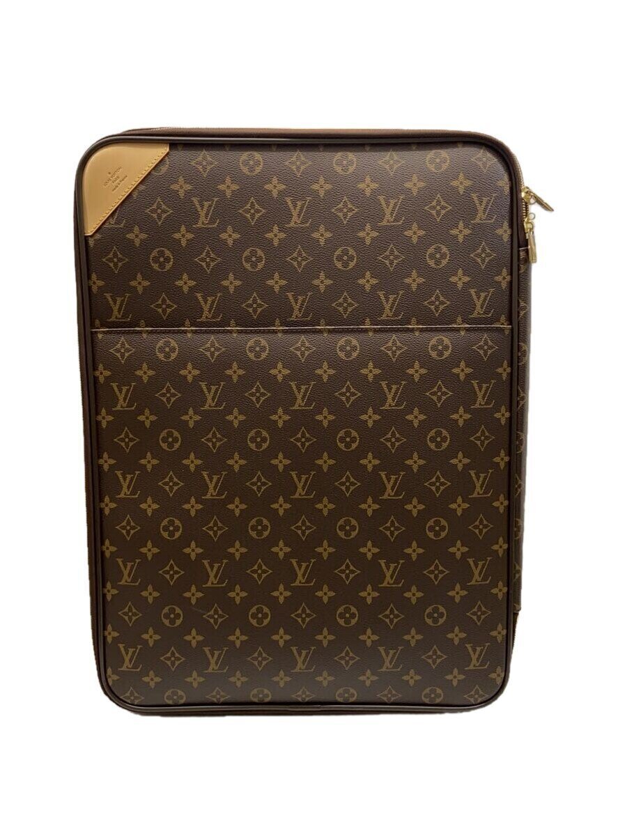 LOUIS VUITTON◆ペガス55_モノグラム・キャンバス_BRW/PVC/BRW