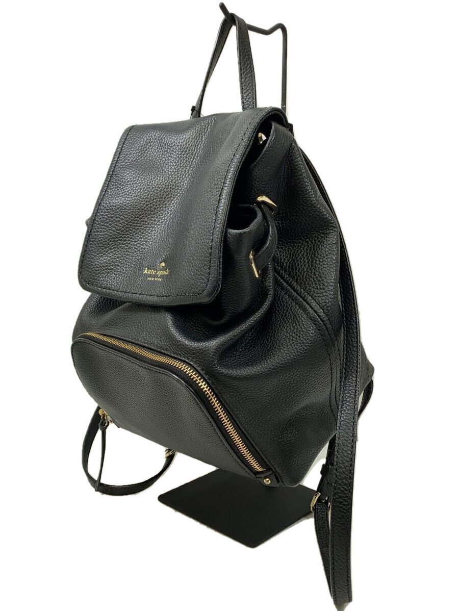 kate spade new york◇リュック/レザー/BLK - リュックサック kate spade new york◇リュック/レザー/BLK - リュックサック