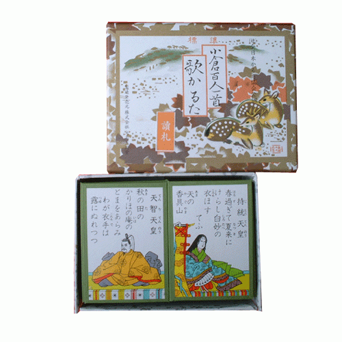 【即納】小倉百人一首 歌かるた 標(biāo)準(zhǔn) 【読札】 大石天狗堂 ちはやふる 競技用 名人戦 クイーン戦 歌がるた 読み札 小倉山 和歌