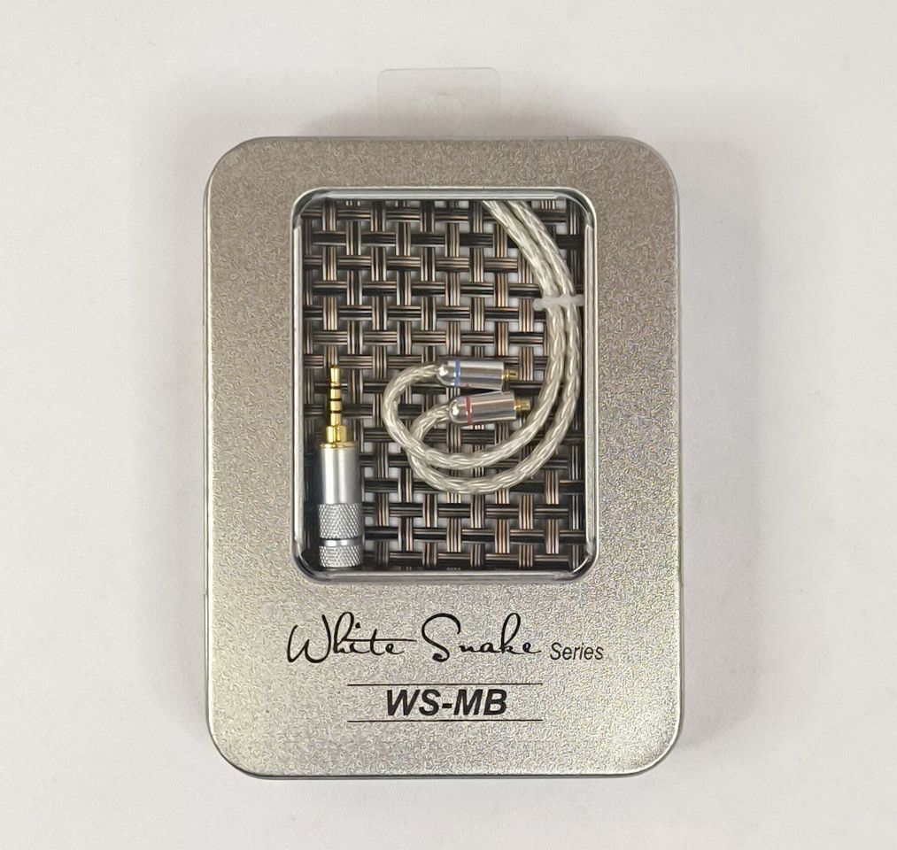 【送料無料】Sounds Good サウンズグッド 16芯ハンドメイド リケーブル MMCX-2.5mm WhiteSnake WS-MB_画像1