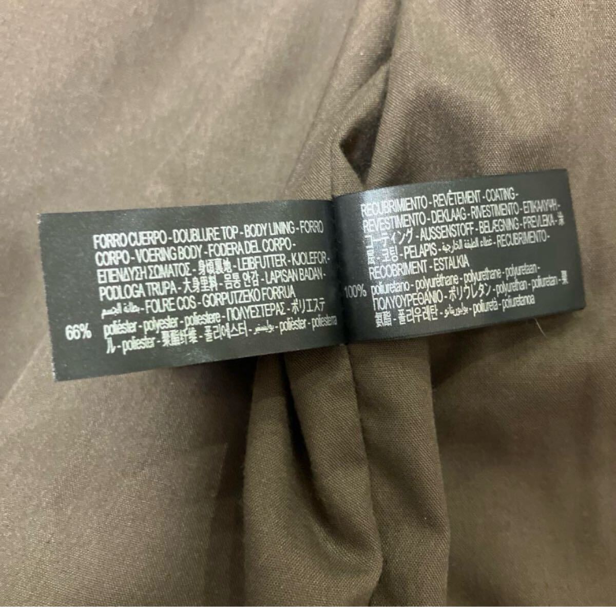 送料無料 新品 ZARA ウォッシュ加工フェイクレザージャケット USサイズ L_画像9