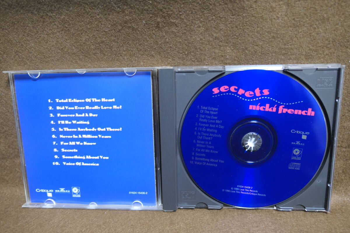 ●送料無料●中古CD● Nicki French ニッキー?フレンチ　/ Secrets / critique 016241543626
