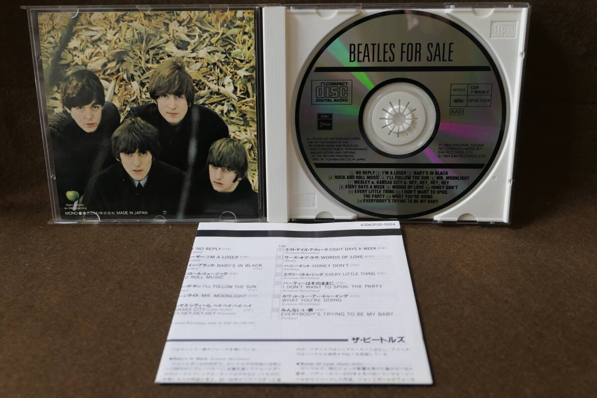 ●送料無料●中古CD● 日本盤 CP32-5324 / THE BEATLES ザ? ビートルズ / BEATLES FOR SALE / フォー?セール / EMI Odeon JOHN LENNON 