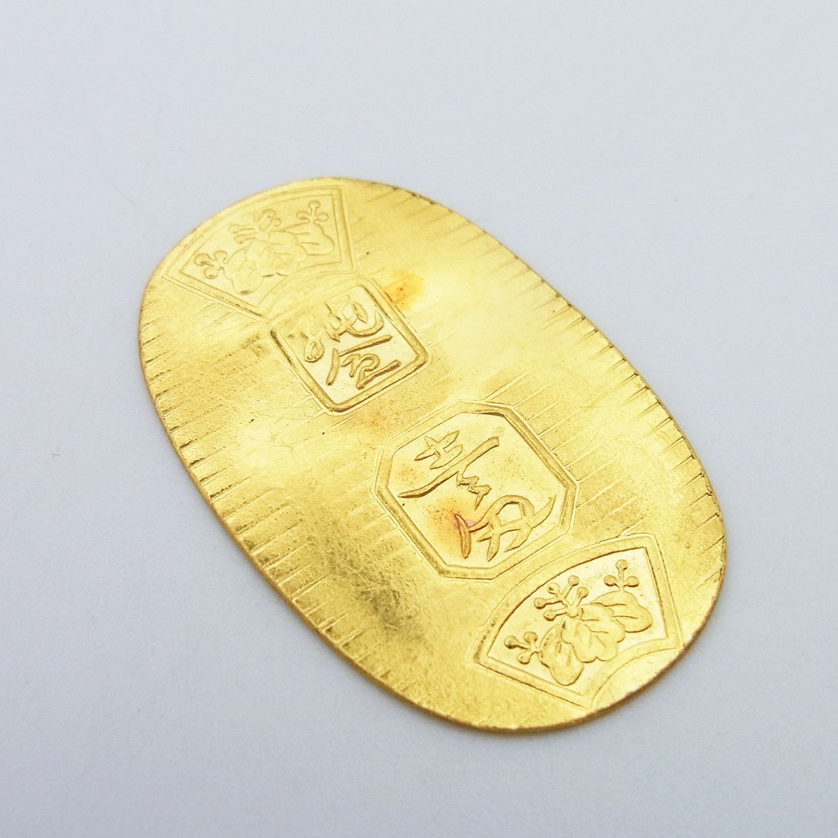 K24純金 小判 徳力 総重量:約3.78g 幅:約20.24mm イエロー K24純金 小判 徳力 総重量:約3.78g 幅:約20.24mm イエロー