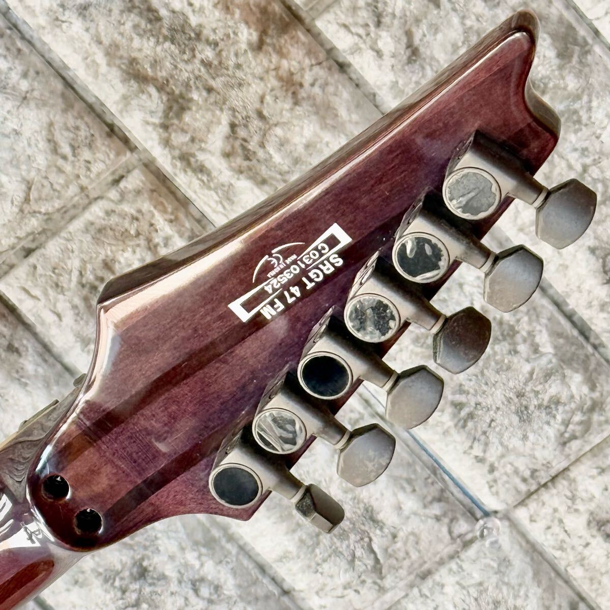 本物の 送料無料 Ibanez「RG series」SRGT47FM スルーネック構造｜Yahoo ギター