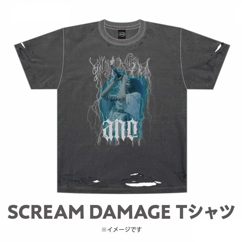 あのちゃん ano SCREAM DAMAGE T-shirt ダメージ ツアーTシャツ