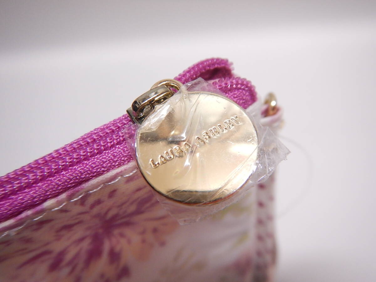 新品■LAURA ASHLEY ローラアシュレイ オーガナイザー ネネット ストラップ付 ポーチ■_画像3