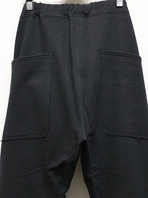 SALE30%OFF/nude:masahiko maruyama ・ヌード:マサヒコマルヤマ/Inlay Stich Heavy Jersey SWEAT PANTS/Black・1_画像5