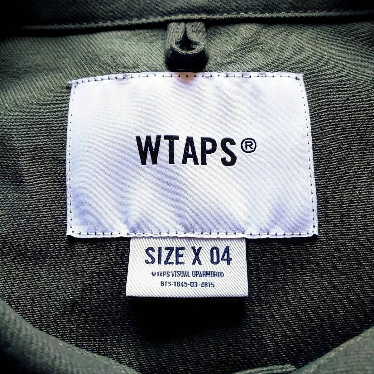 WTAPS CBW LS OLIVE DRAB XL WTaps милитари рубашка оливковый гонг b Vintage 