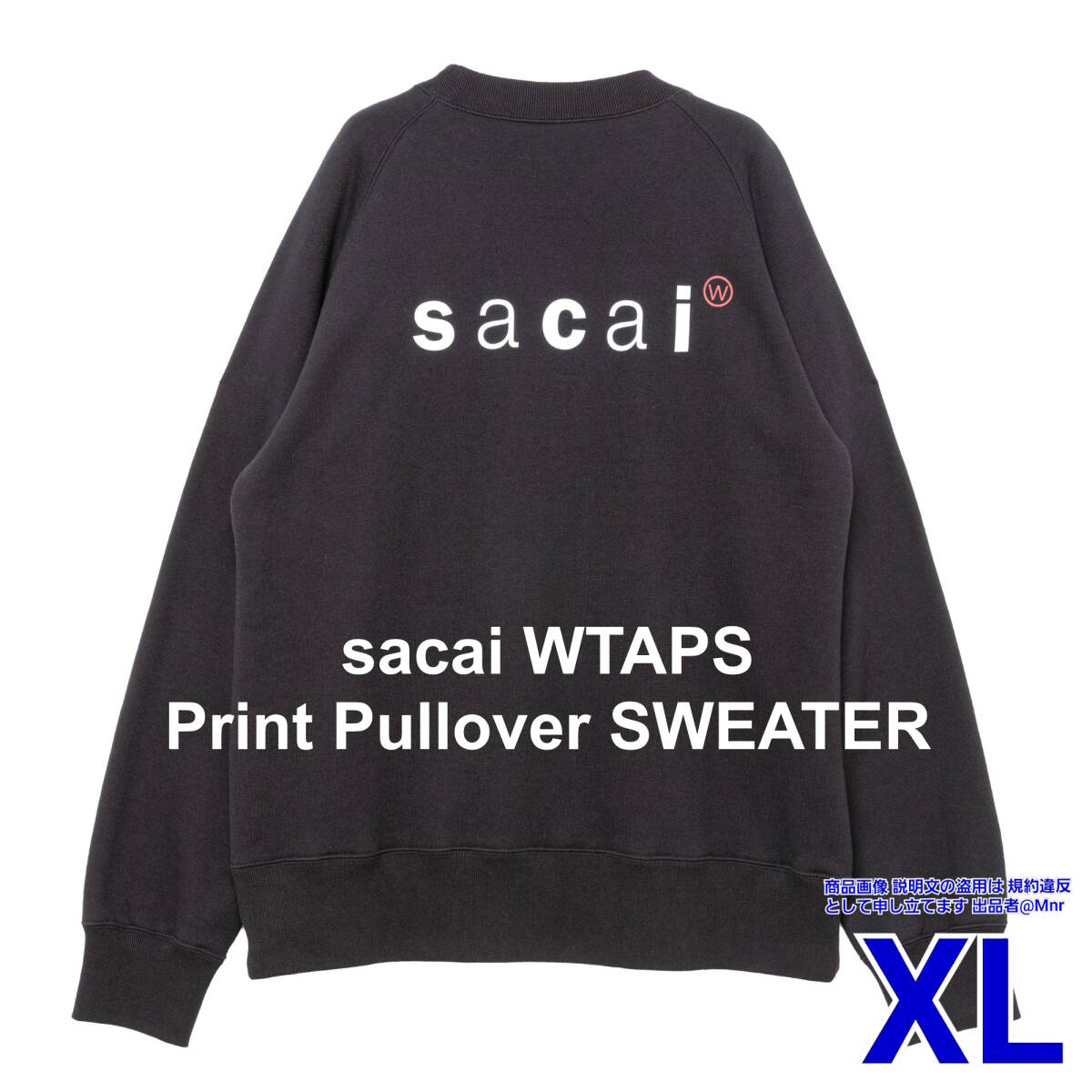 k*n様 sacai×wtaps スウェット トレーナー WTAPS sacai Print Pullover SWEATER ダブルタップス サカイ
