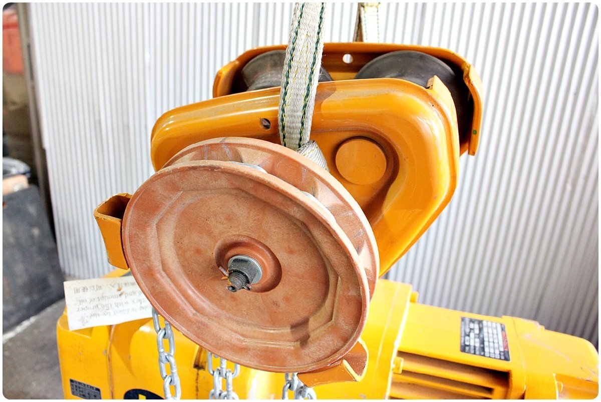 中古】KITO キトー 2t 電動チェーンブロック ER020L トロリTS2付 中古】KITO キトー 2t 電動チェーンブロック ER020L トロリTS2付