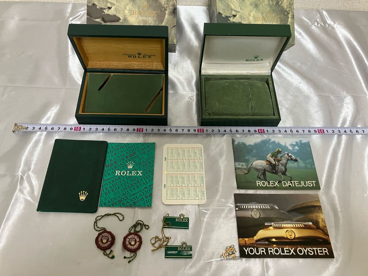 ROLEX 正規品 純正ボックス 空き箱ケース セット - その他 ROLEX 正規品 純正ボックス 空き箱ケース セット - その他
