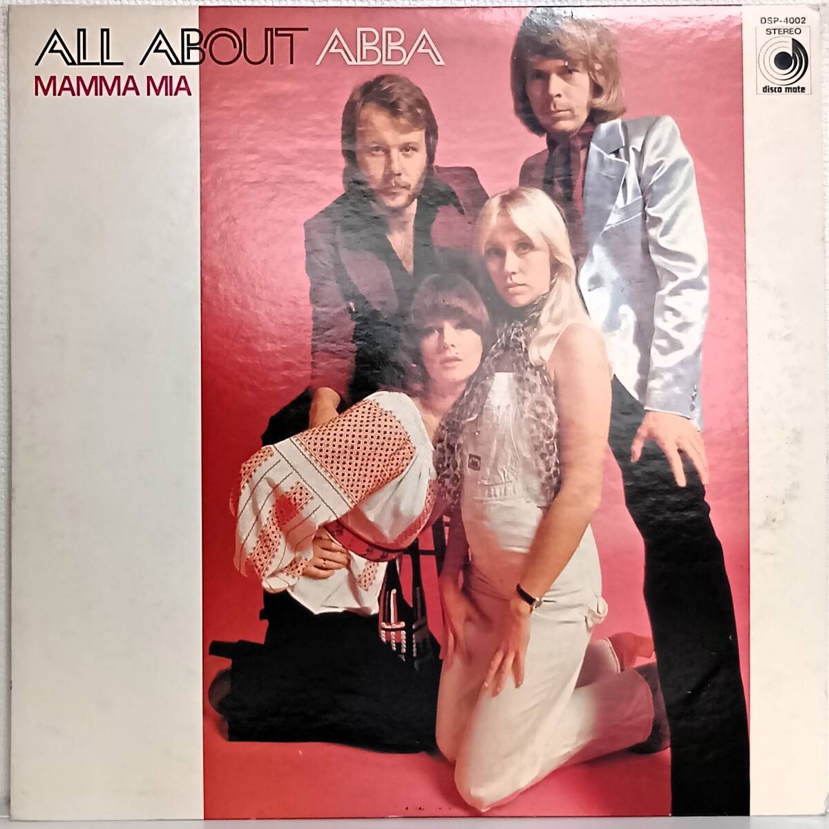 !_LP(DSP-4002 '76 год запись Pop)aba(ABBA)/ мама * mia (Mamma Mia)[ включение в покупку возможность 6 листов до ]070214