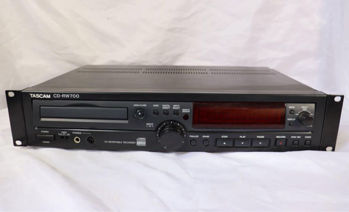タスカム CDレコーダー デッキ プレーヤー CD-RW700 業務用 タスカム TASCAM CDレコーダー CDデッキ CDプレーヤー CD-RW700