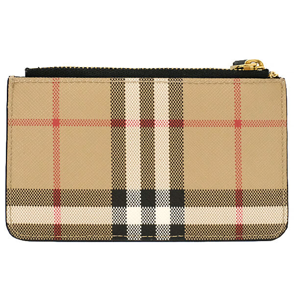 送料無料 本物 極美品 BURBERRY チェーン付コインケース 財布 8057472 ノバチェック メンズ レディース おしゃれ 可愛い
