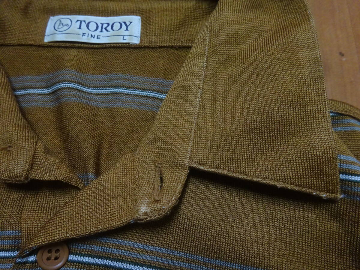 #B-99 #TOROY рубашка-поло с длинным рукавом размер L