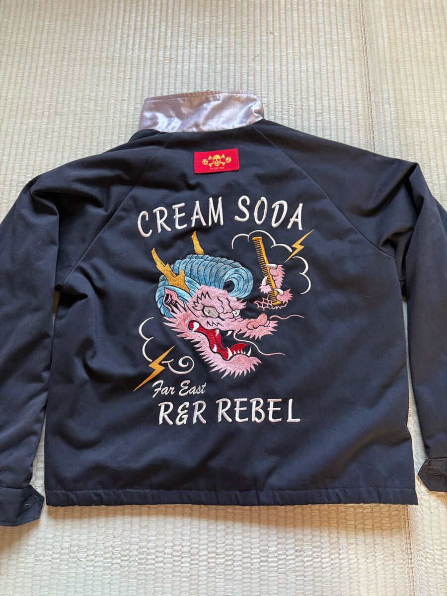 クリームソーダ ブルゾン size L リバーシブル 希少リーゼント クリームソーダ ブルゾン size L リバーシブル 希少リーゼント