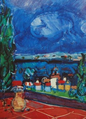 ポール・アイズピリ、風景（Ⅰ）、希少画集画、新品額付 ポール・アイズピリ、風景（Ⅰ）、希少画集画、新品額付 ポール