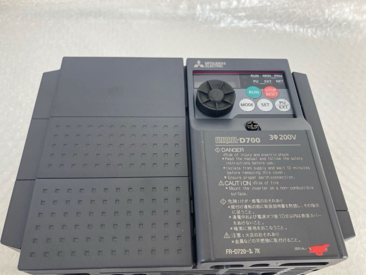 FR-D720-3 7K 新品無箱未使用2023年製MITSUMISHI三菱インバータ FR-D720-3 7K 新品無箱未使用2023年製MITSUMISHI三菱インバータ