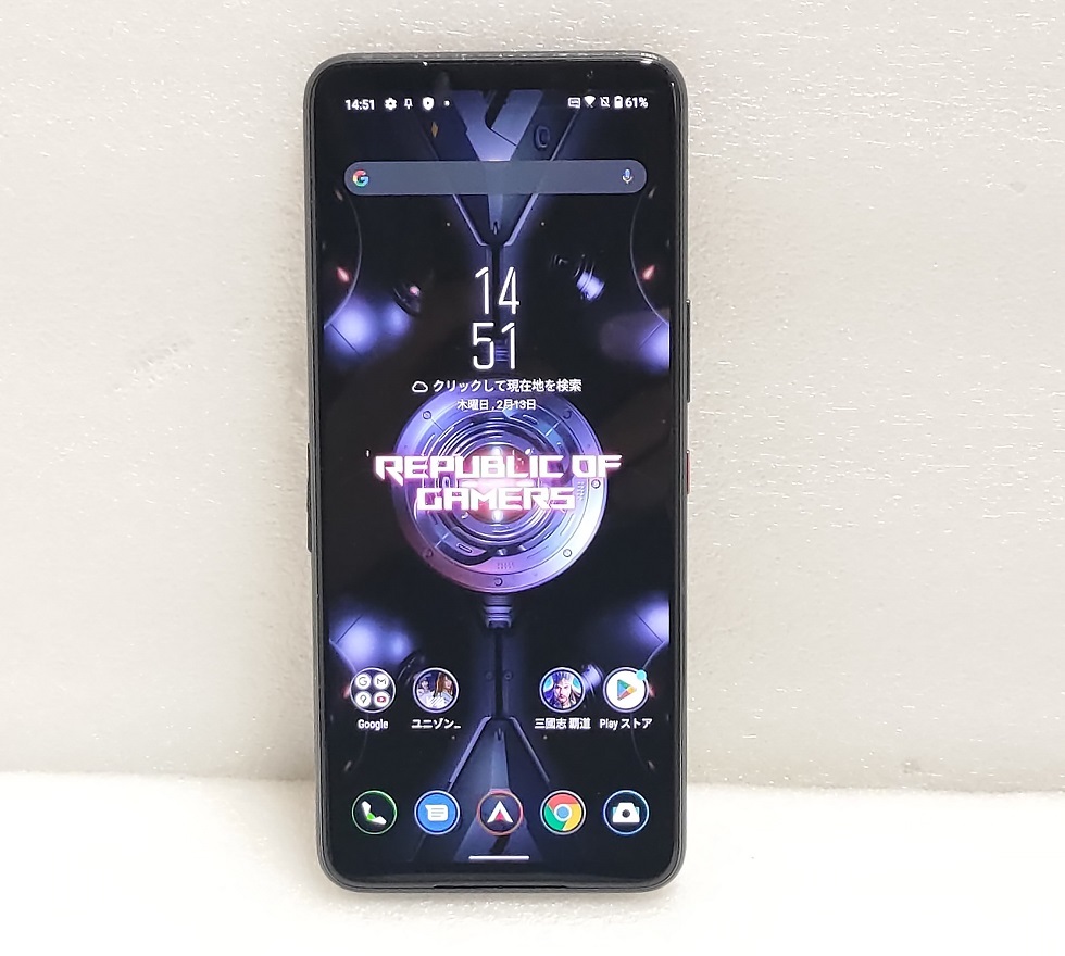 ASUS ROG Phone 5 (海外版SIMロックフリー) ZS673KS-BK256R16 ASUS ROG Phone 5 (海外版SIMロックフリー) ZS673KS-BK256R16