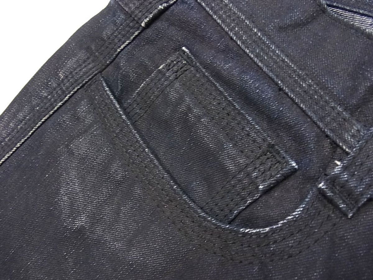 ☆BLACK BARRETT 顔料コーティング デニムパンツ メンズ ジーンズ ブラックバレット
