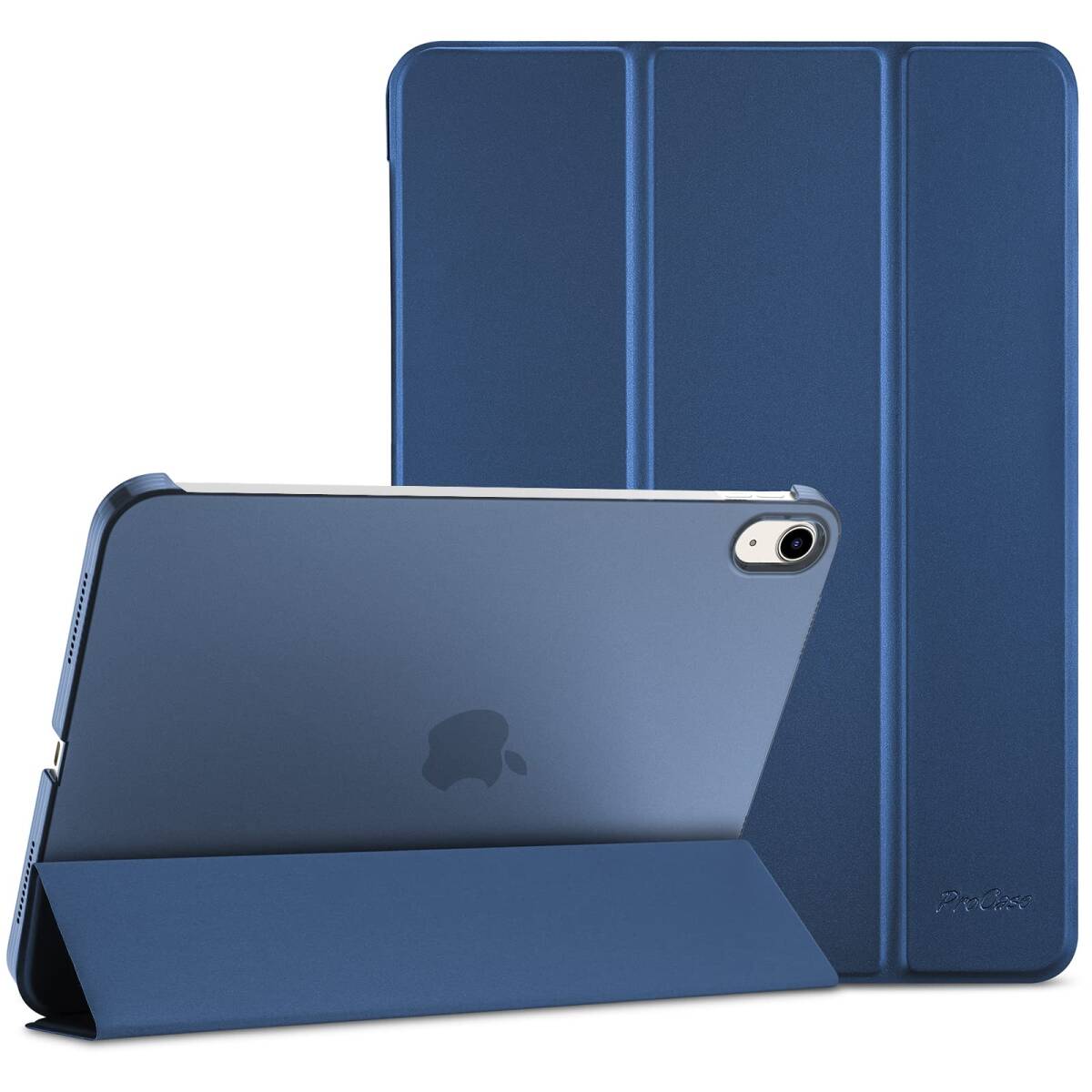 ProCase iPad 10世代 ケース 2022 10.9インチ A2696 A2757 A2777 軽量 耐衝撃 三つ折り