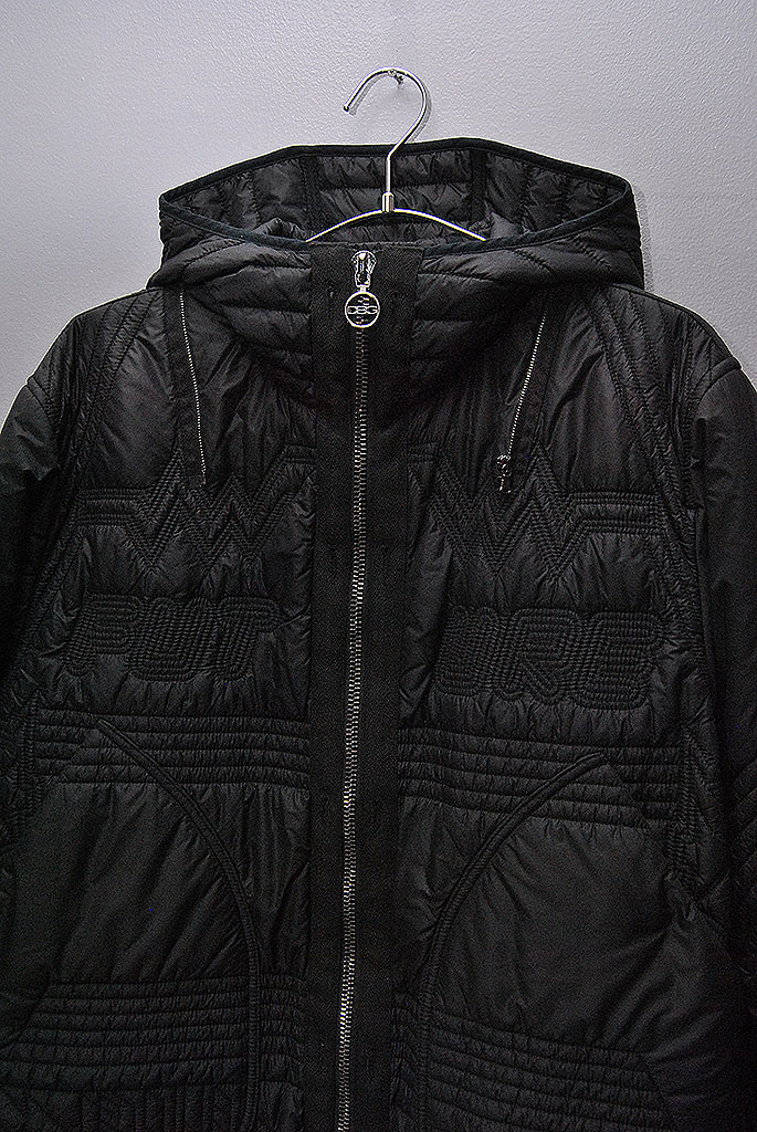 DIESEL BLACK GOLD Embroidered W-PAR-QUILT Parka ディーゼル ブラックゴールド キルトコート ブラック 46