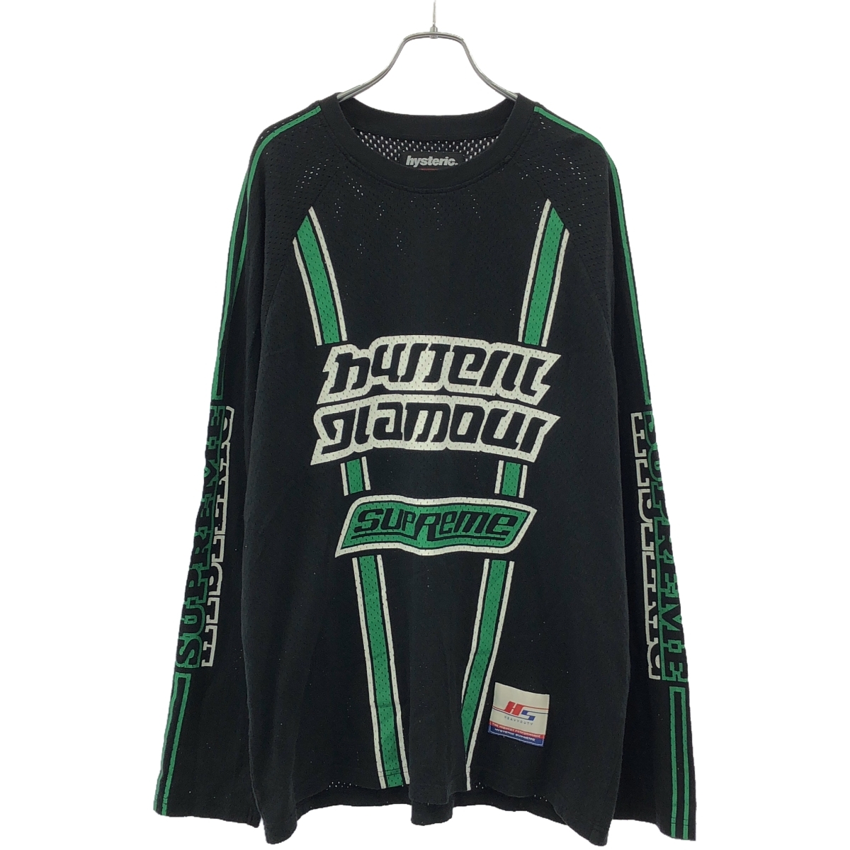 ★Supreme★ヒステリックグラマー メッシュ ロンT Supreme×HYSTERIC GLAMOUR シュプリーム×ヒステリックグラマー