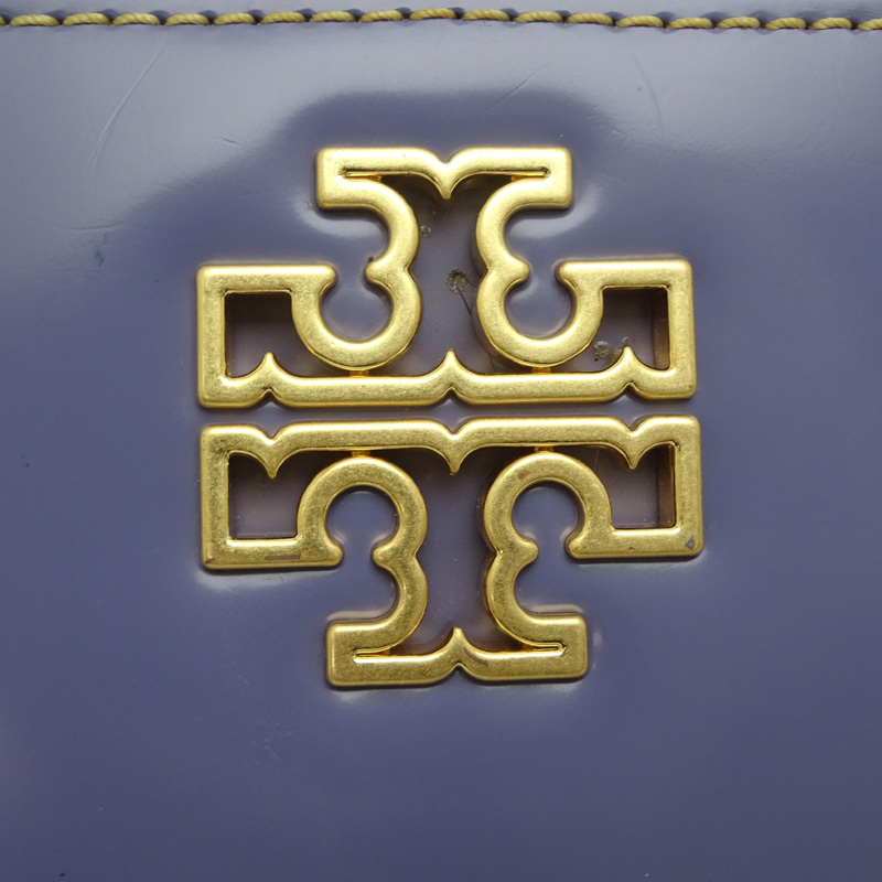 ［飯能本店］Tory Burch トリーバーチ ラウンドファスナー財(cái)布 長財(cái)布 レザー ブルー レディース DH78398