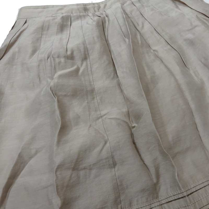 ［飯能本店］BURBERRY バーバリー フレアスカート#36 スカート レーヨン/キュプラ/ポリエステル ベージュ レディース DH63279