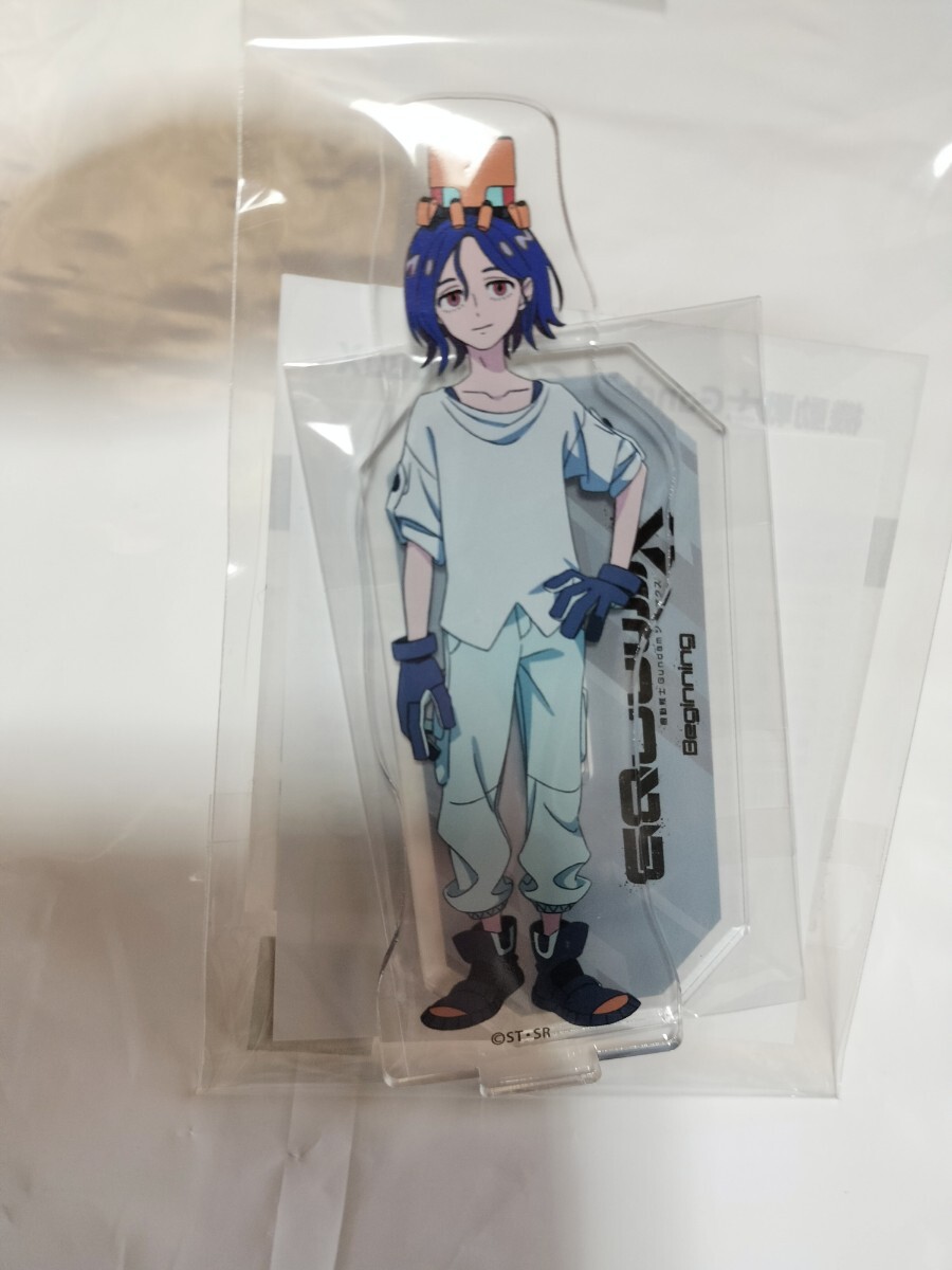 GQuuuuuuXジークアクス 極楽湯 アクスタ 缶バッジ アクキー シュウジ 未開封品 アクリルスタンド アクスタ 機動戦士Gundam GQuuuuuuX