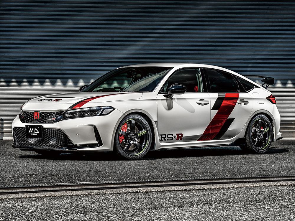 MID RACING/R50 TypeS GR86 ZN8 アルミホイール4本セット【17×7.0J 5-100 INSET48 セミグロスブラック】_画像3