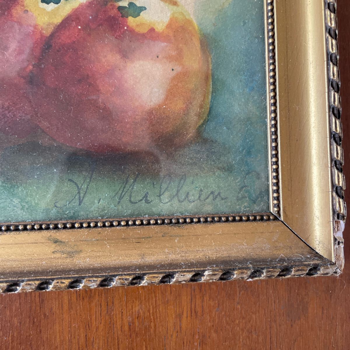 アンティーク 絵 水彩画 果物 antique フランス アンティーク 絵 水彩画 果物 antique フランス