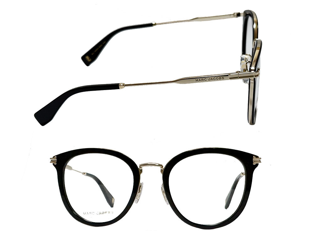 【MARC JACOBS】マーク ジェイコブス メガネフレーム　MARC 1055　2M2　ブラック?ゴールド　國內(nèi)正規(guī)品