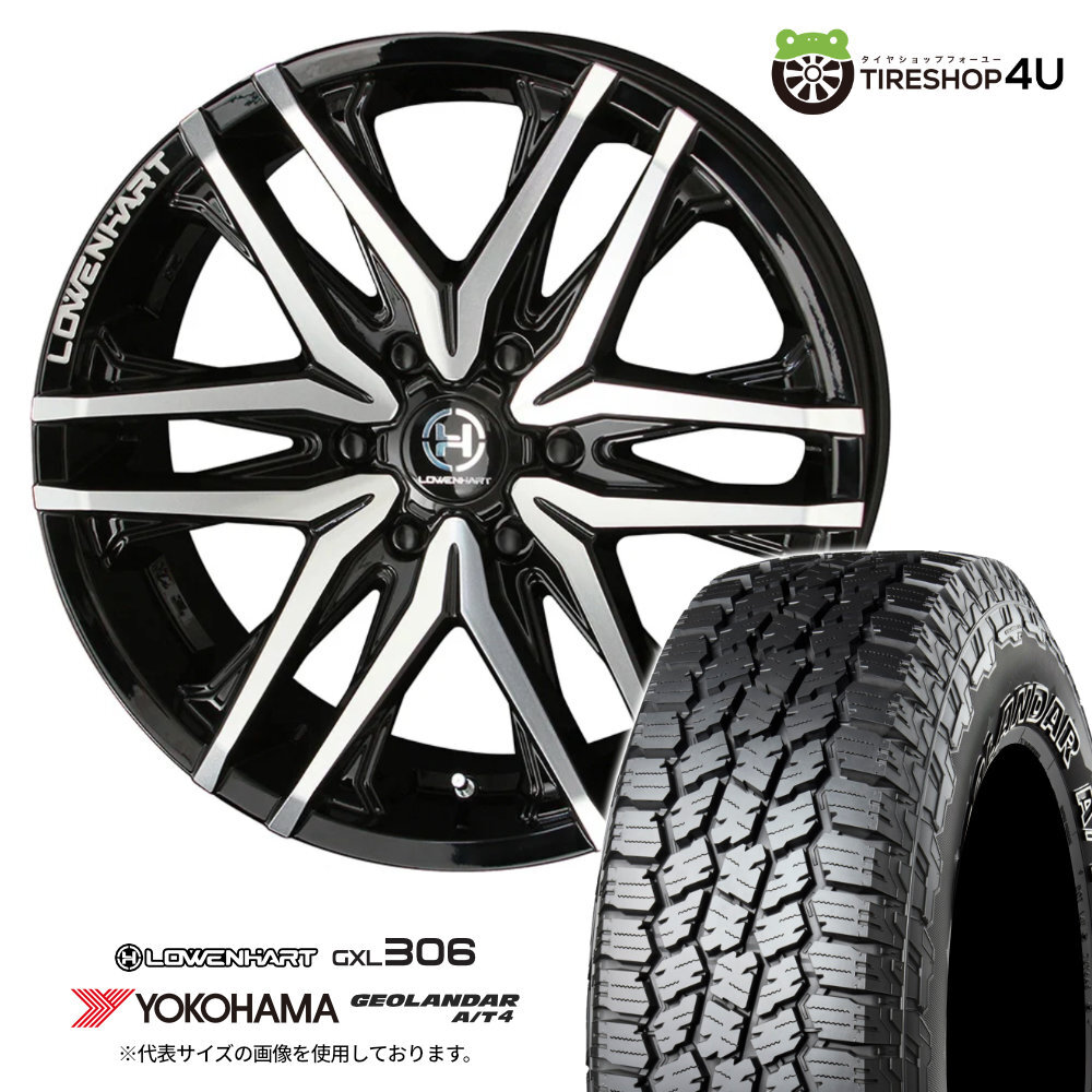 4本セット レーベンハート GXL306 20x8.5J 6/139.7 +20 ヨコハマ ジオランダー A/T4 G018 275/55R20 ブラックレター トライトン カスタム