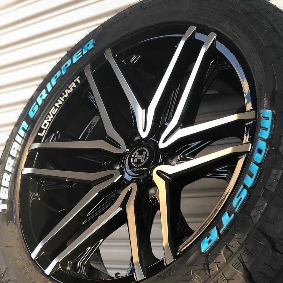 4本セット レーベンハート GXL306 20x8.5J 6/139.7 +20 MONSTA モンスタ テレーングリッパー A/T 265/50R20 ホワイトレター トライトン GSR
