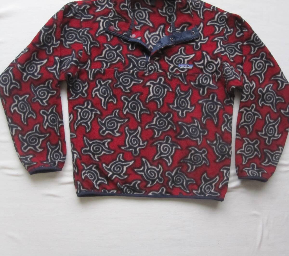90s パタゴニア ゼンタートル シンチラスナップT(XS)レア 90s パタゴニア ゼンタートル シンチラスナップT(XS)レア