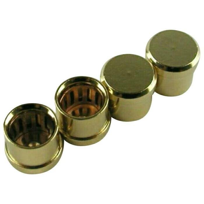 ★RCAキャップ RCA端子キャップ RCAカバー RCA端子カバー RCAプロテクター 24K 金メッキ B 4個(gè)セット【送料無料】