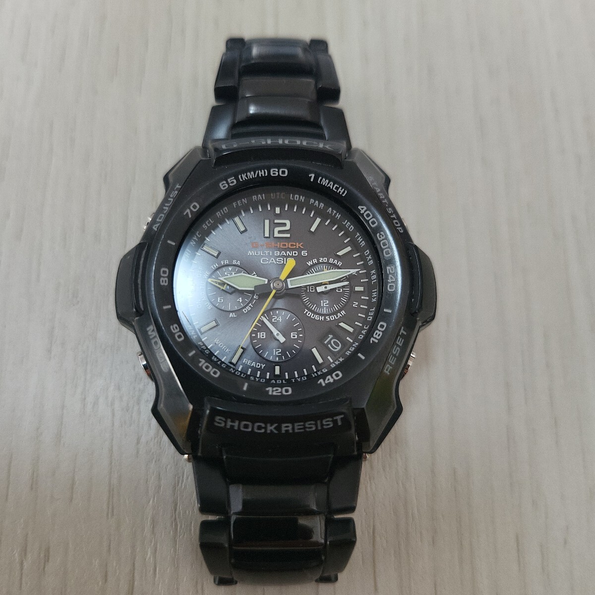 CASIO カシオ G-SHOCK ジーショック GW-2000BD-1AJF スカイコックピット 腕時計 タフソーラー 電波ソーラー アナログ メンズ 動作確認済み