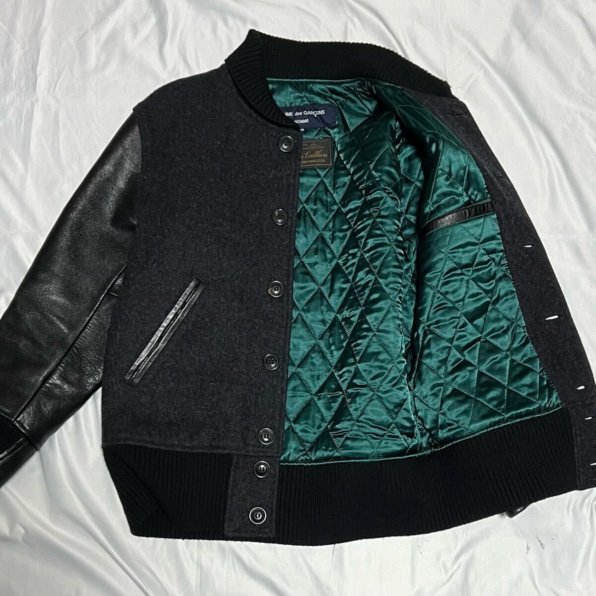 COMME des GARCONS HOMME スタジャン レザー Johnson Leathers COMME des GARCONS HOMME スタジャン レザー Johnson Leathers