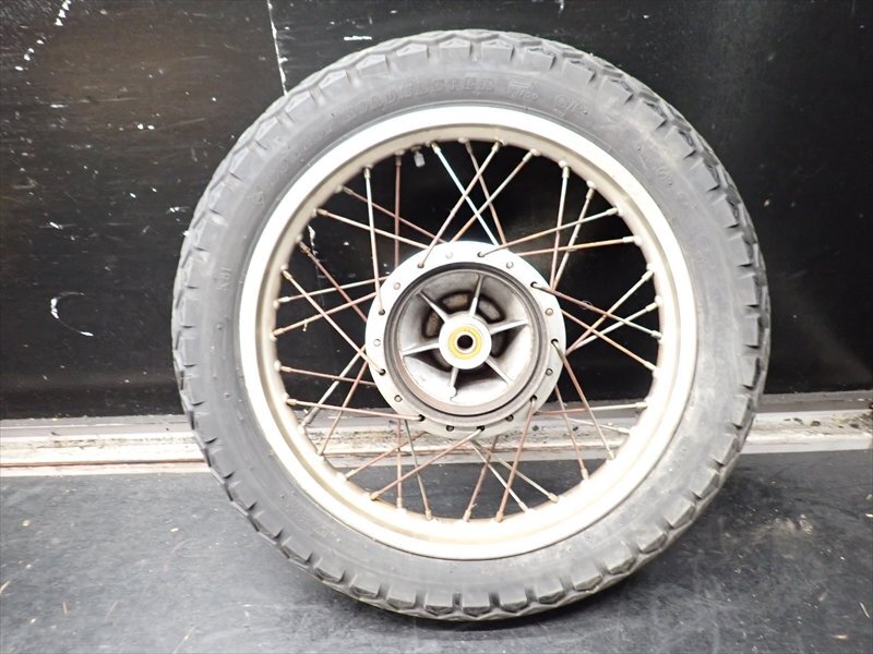H1R7-0129 Yamaha SR400 заднее колесо шина [1JR-334*** 1997 год анимация иметь ]