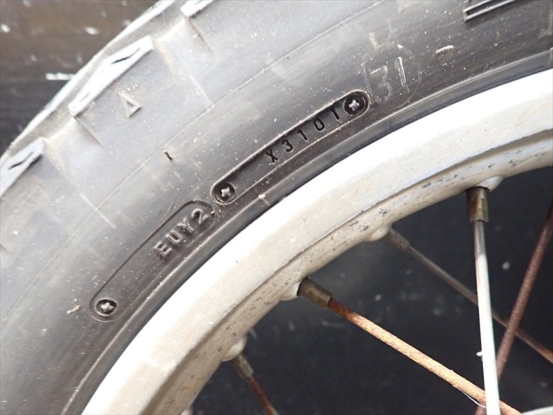 H1R7-0129 Yamaha SR400 заднее колесо шина [1JR-334*** 1997 год анимация иметь ]
