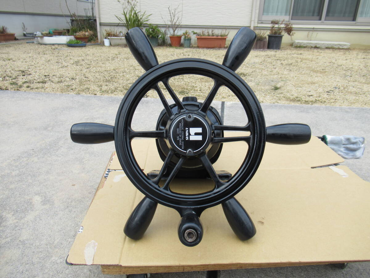 今ならほぼ即納! ユニカス □動画有 油圧ハンドル 中古 UNIKAS HM50A-12 操舵装置