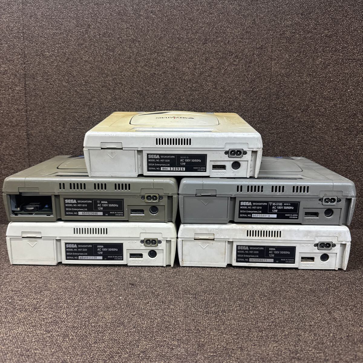 MYG-4617 супер-скидка ge-. машина SEGA SEGASATURN корпус 5 шт. электризация OK Sega Saturn retro игра Junk включение в покупку не возможно 