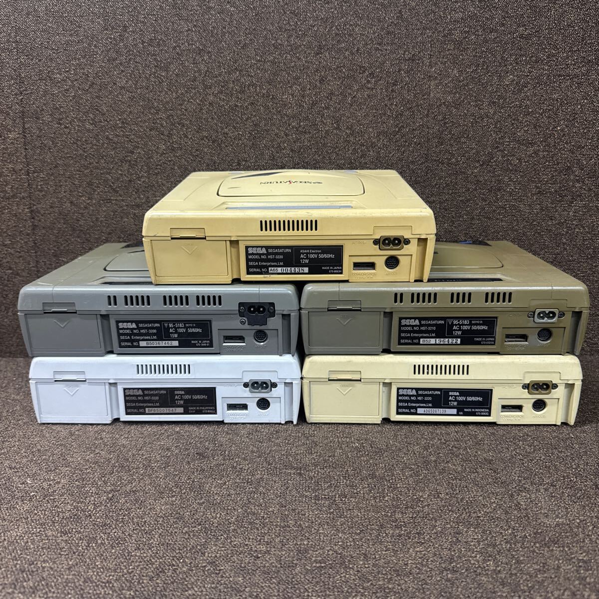 MYG-4618 супер-скидка ge-. машина SEGA SEGASATURN корпус 5 шт. электризация OK Sega Saturn retro игра Junk включение в покупку не возможно 