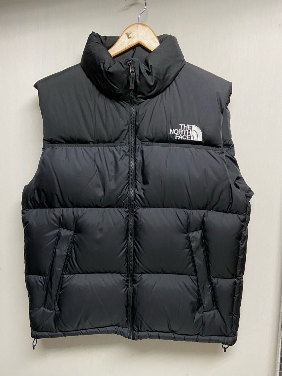 【THE NORTH FACE ノースフェイス】 ND92338 NUPTSE VEST ヌプシベスト XL ナイロン ブラック アウトドア 2502oki k