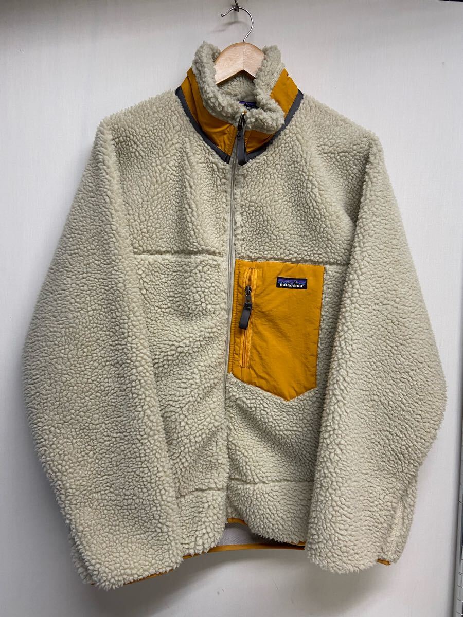 【Patagonia パタゴニア】23056FA21 Classic Retro-X Jacket レトロX フリースジャケット Lサイズ ホワイト ポリエステル 2502oki h