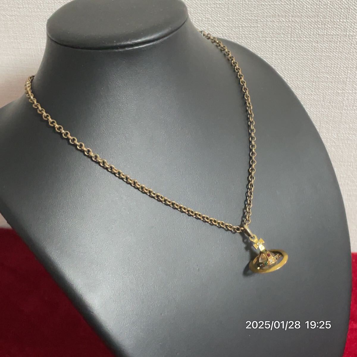 VW Vivienne Westwood o-b 10 знак . стразы Gold цвет подвеска колье аксессуары 